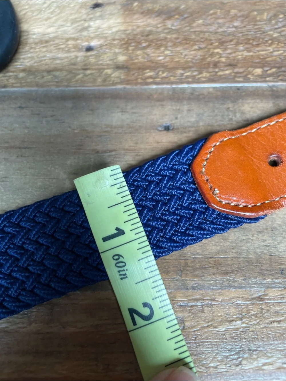 Kiel James Patrick Braided Belt Brass Buckle Sz 38 HAND MADE USA Nautical Preppy